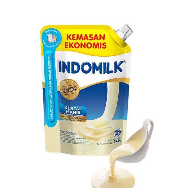 

Hot - Susu Kental Manis Indomilk Plain Pouch 545 gr