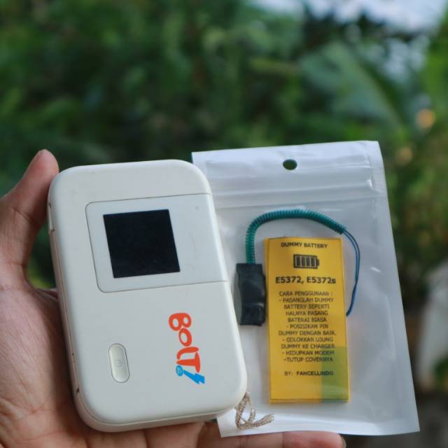 Dummy baterai e5372,e5372s fake battery modem