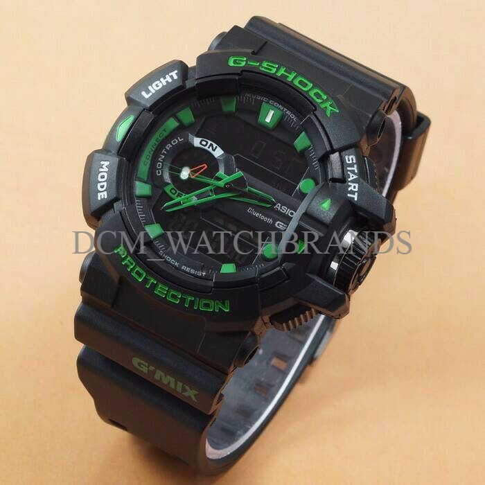 GROSIR JAM TANGAN G-SHOCK GBA-400 G'MIX BLACK GREEN