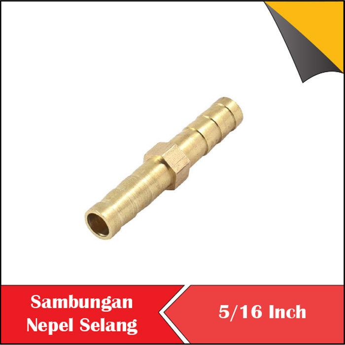 Jual Sambungan Nipple Nepel Selang Kuningan 5/16 Inch | Shopee Indonesia