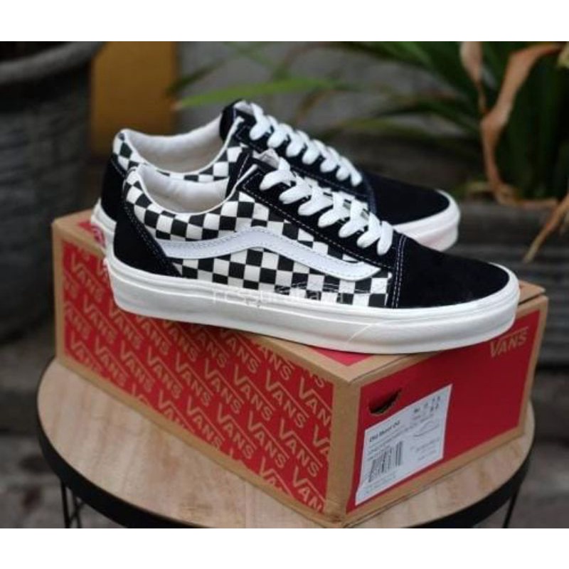 Sepatu Vans DT premium original motif catur