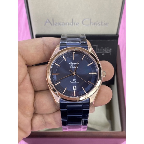 alexandre christie 8654md pria biru rosegold