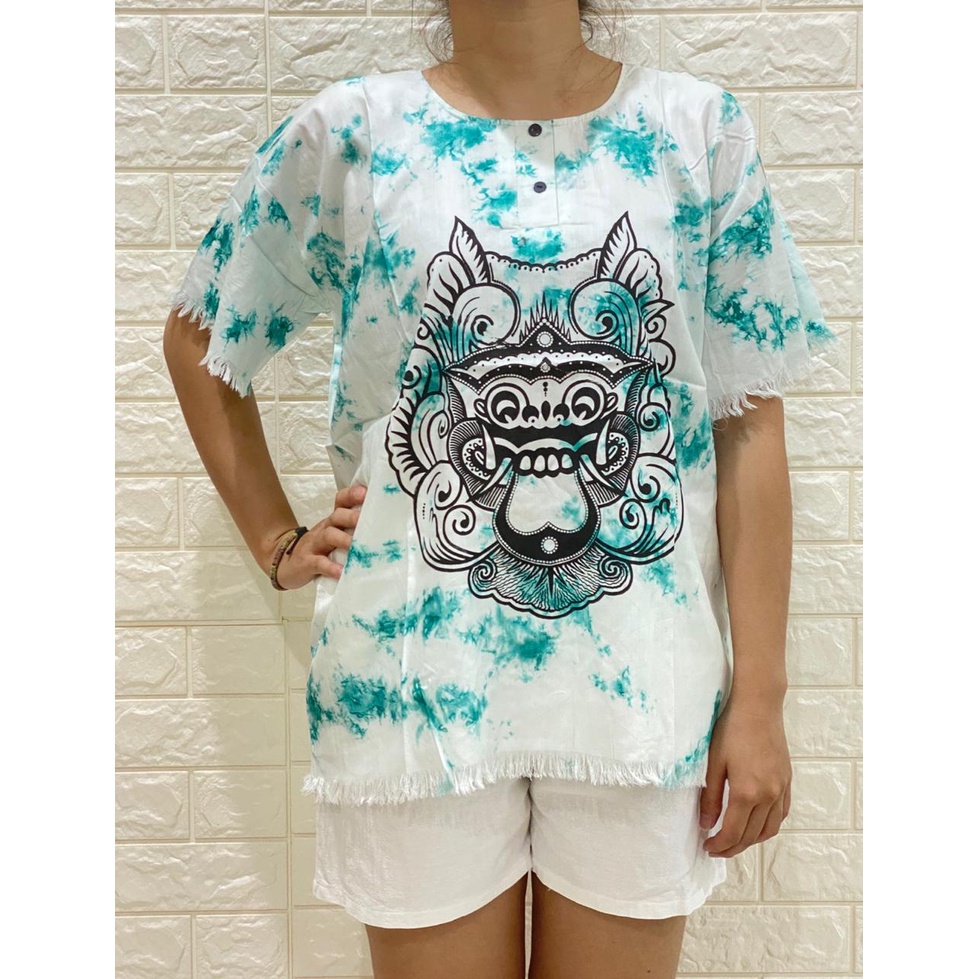 BAJU BARONG DASAR PUTIH ACAK ALL SZ