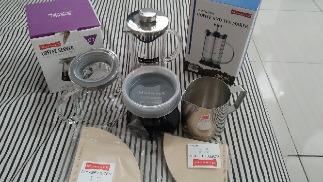 Milk Jug 350 Ml Pengaduk Susu Stainless Steel Plus Takaran