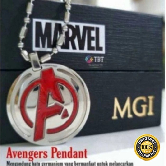 MCI Kalung Kesehatan Pendant Marvel Avengers Original MCI - AVSR RED