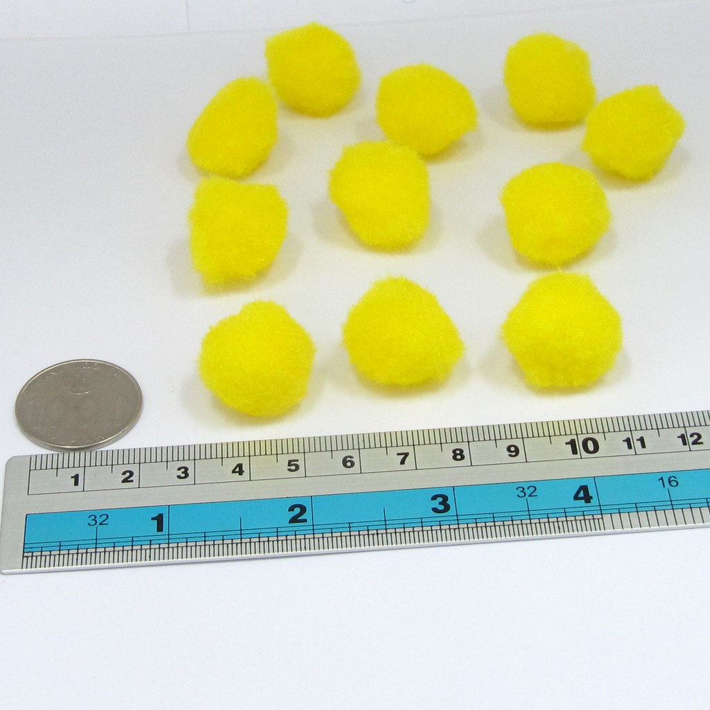 Pompom Polos 20mm ECER 100pc