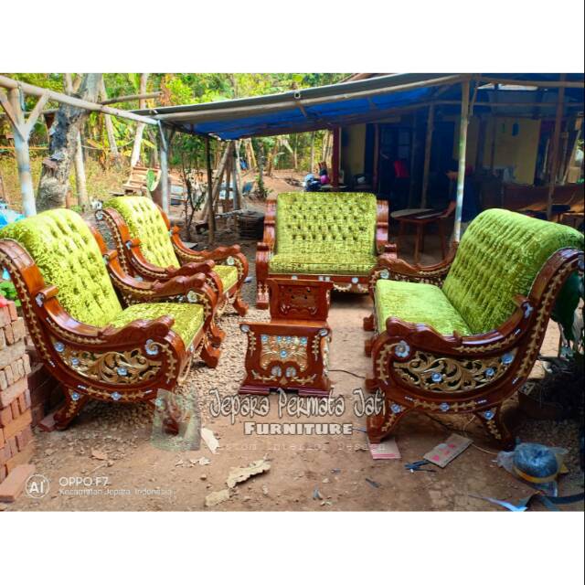 Kursi sofa tamu raffi ahmad jumbo luxury furniture jepara