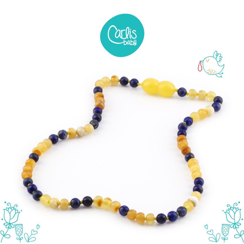 AGL45 Kalung Amber Tumbuh Gigi Bayi By Carlis Baby