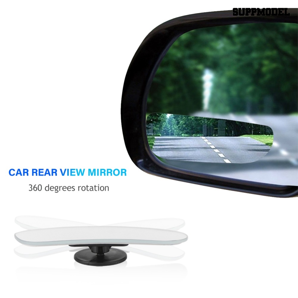 2pcs Kaca Spion Mobil Universal Sudut Lebar Rotasi 360 Derajat