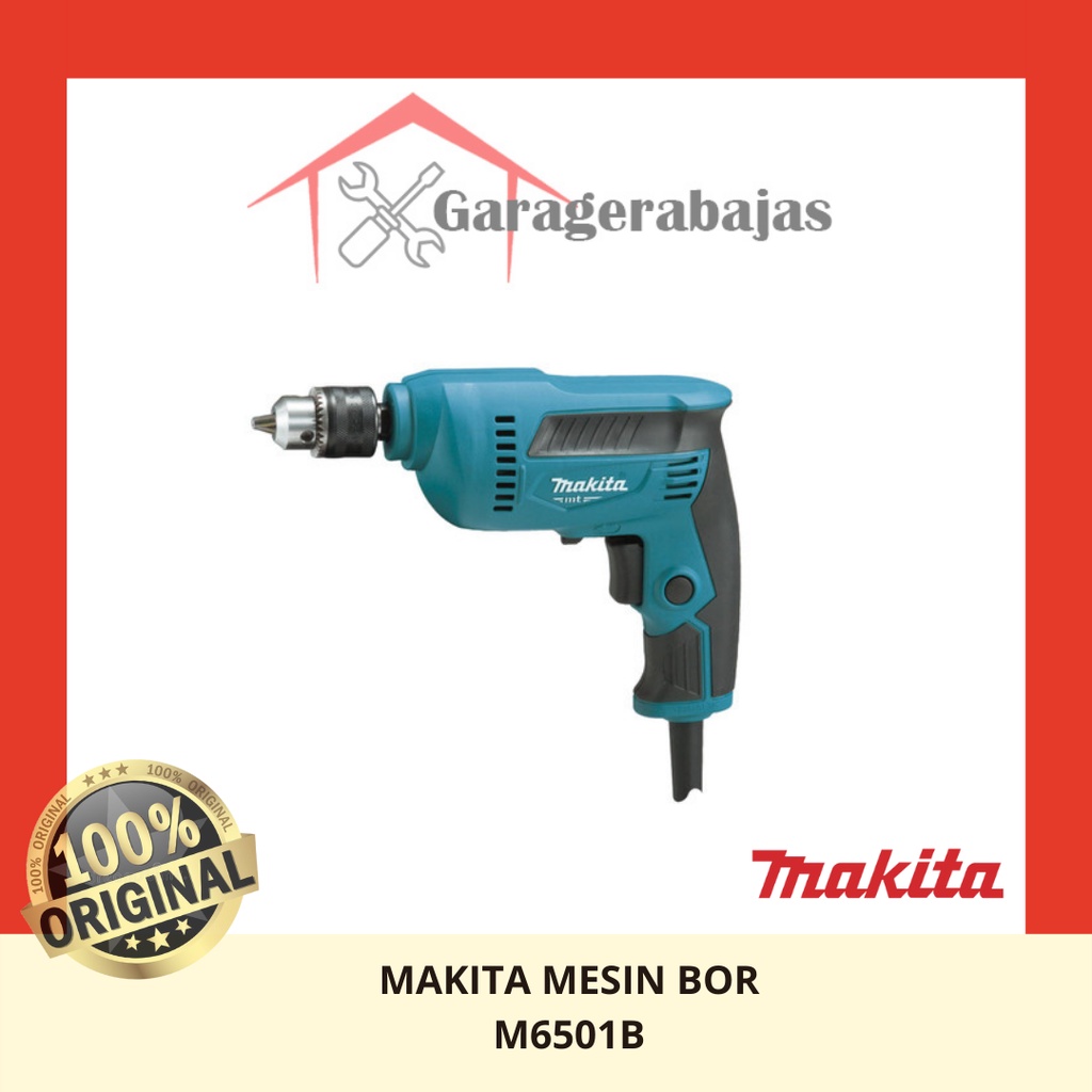 MAKITA - M6501B Mesin Bor Tangan 6,5mm / M 6501 B