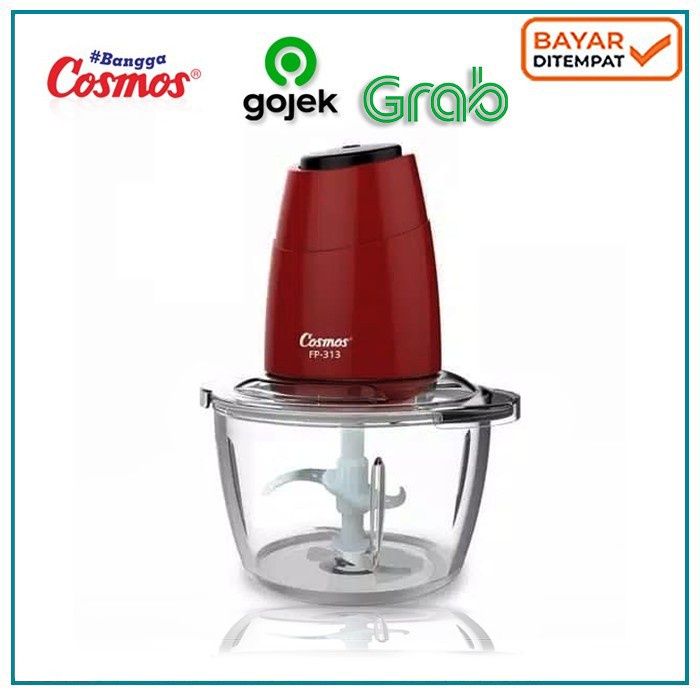 Chopper Cosmos Fp-313 Food Procesor 1,2 Liter Pengancur Daging ,Bumbu