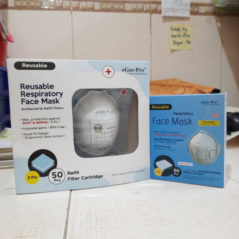 Masker wajah Medis eGee-Pro® Reusable Face Mask Ekonomis N95-Grade | Premium GP620