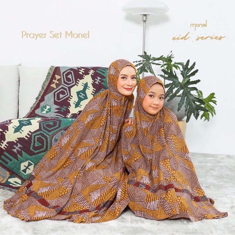 Mukena Monel Maka Prayer set