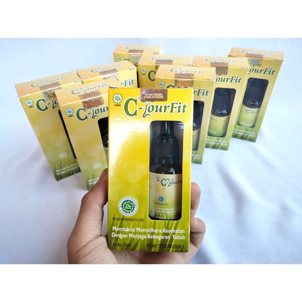 C-YourFit Obat tetes herbal bermanfaat baik bagi kebugaran tubuh C-YourFit 100% asli