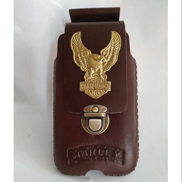 Sarung Hp slot 1 kulit asli