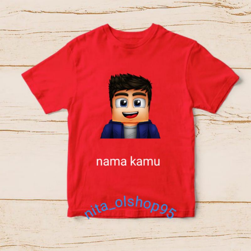 baju roblox minicraft baju anak karakter minecraf