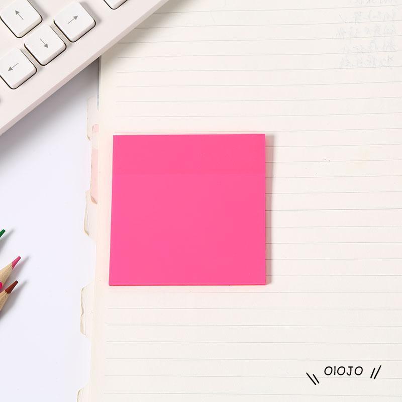 【COD】50pcs Stiker Transparan Fluorescent Untuk Memo