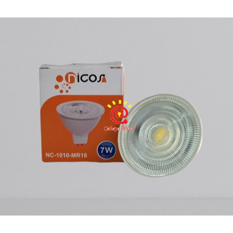 Lampu Halogen MR16 LED 7 Watt 7W G5,3 Tusuk Warm White Cool White White Daylight Putih