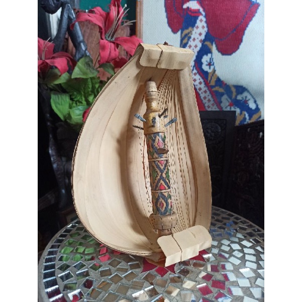 Pajangan Vintage Alat musik Sasando Ori NTT