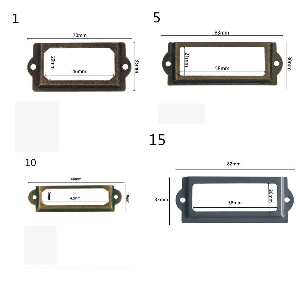 TOP Handle Lemari Tahan Lama Berguna Laci Lemari Peralatan Furniture Holder Kartu Nama Knob Pintu