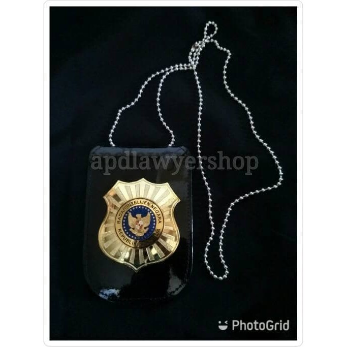 

Dompet Name Tag Id Card Holder kalung lencana KTA BIN Kulit Glossy Ok