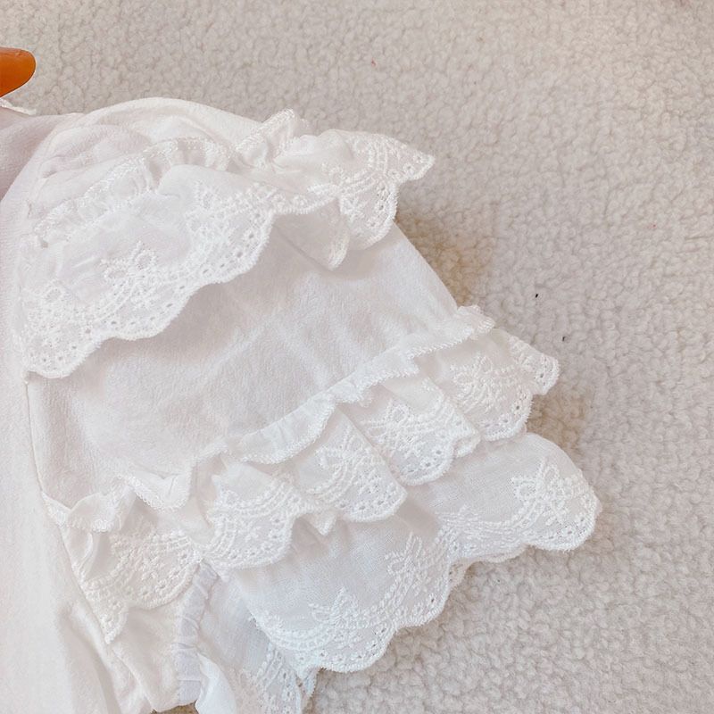 (LOLI-JKT) BS-271 SET ANAK CEWEK PATCHWORK RENDA + CELANA DENIM SIZE 100-140