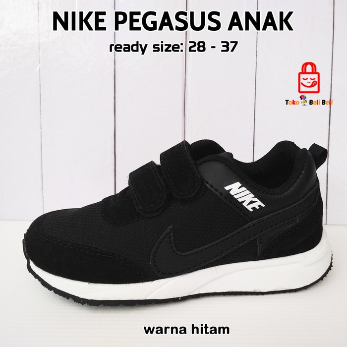 nike pegasus anak - hitam turun harga 44 90