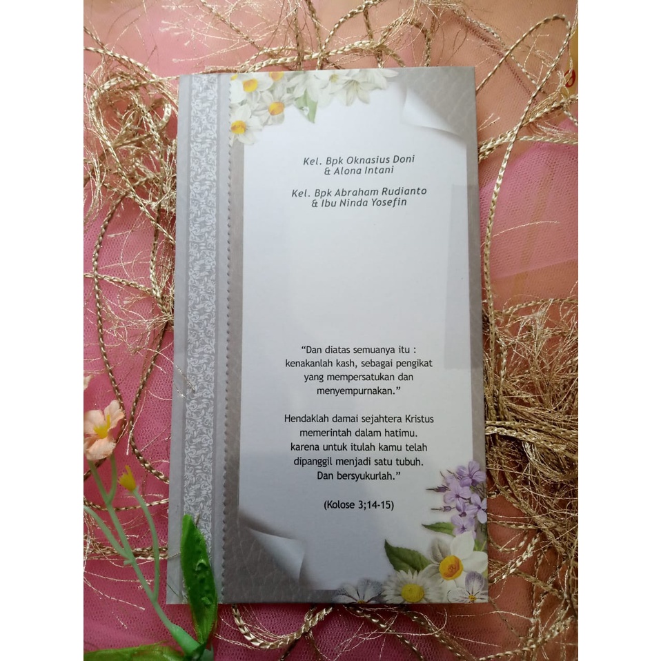 Undangan Pernikahan | Blangko Undangan Hepi | 286