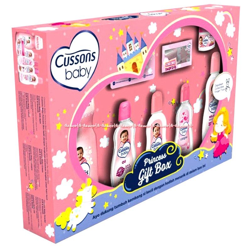 Cussons Baby Gift Box Packet Cewek Perempuan Parcel Bayi Pink Blue Cusson Baby Hadiah untuk Kado Bayi Perempuan Laki Laki