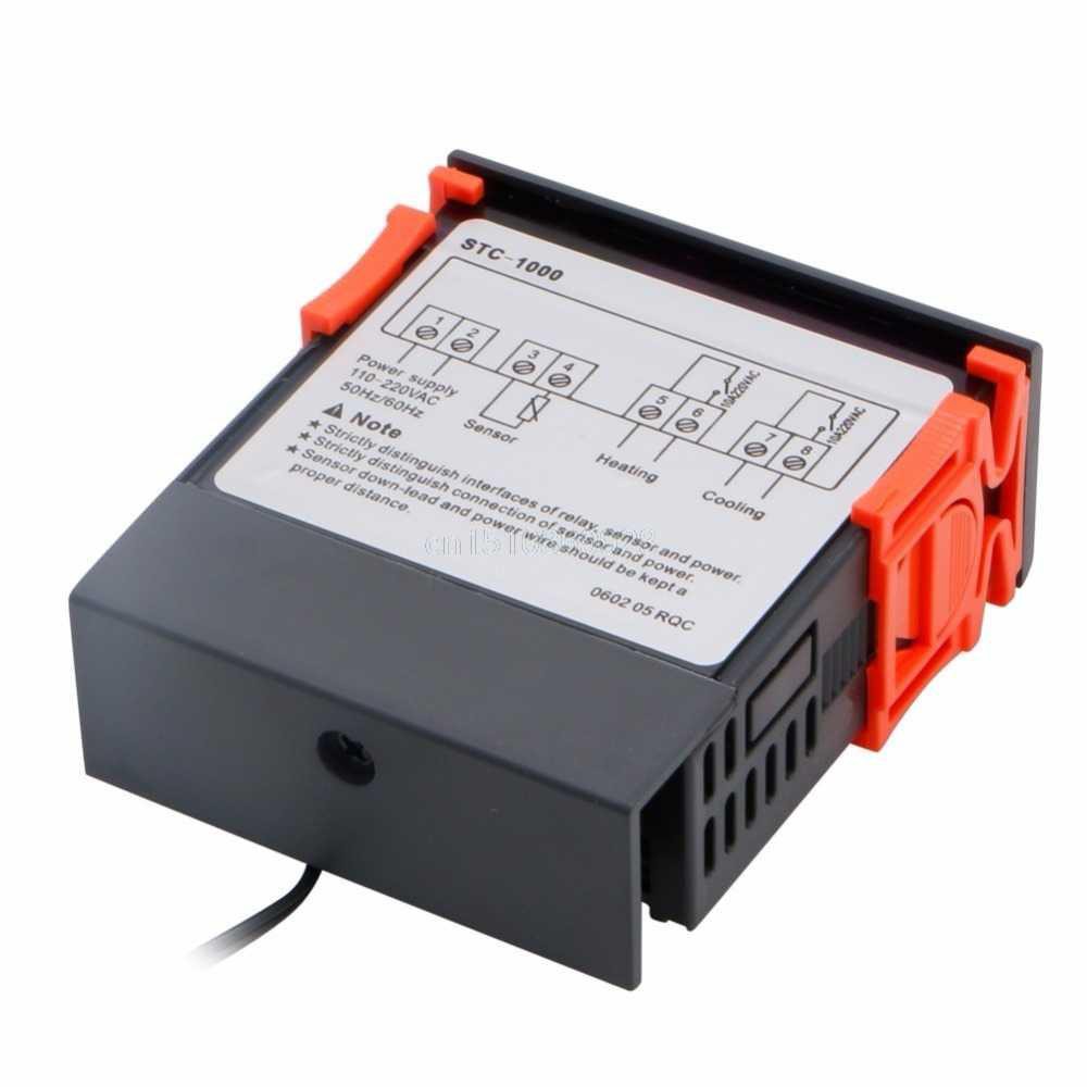 Aquarium Digital Temperature Controller with Sensor - STC-1000 ( Al-Yusi )