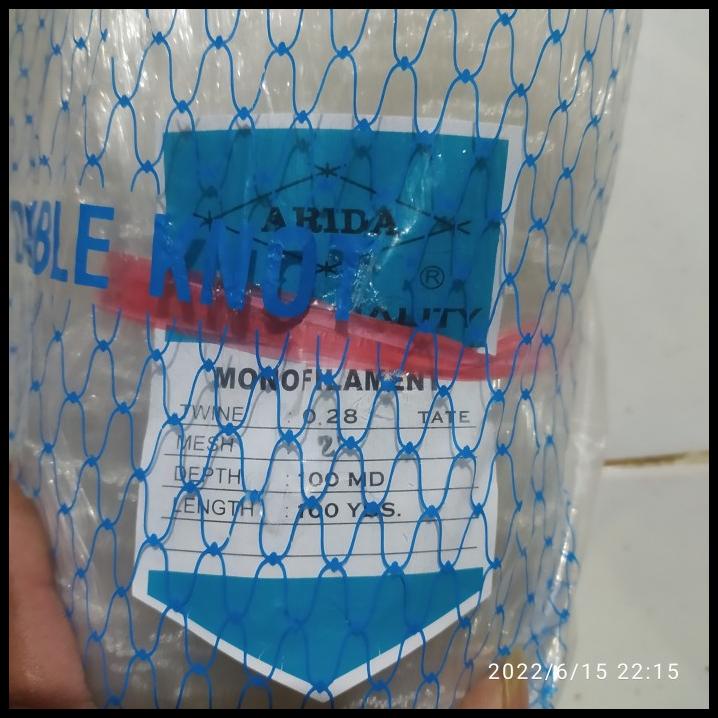 Jaring Ikan Merk Arida 2Inch 0.28