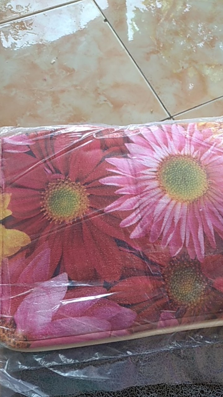 Rc Keset Printing Rosanna/batik/bunga Ukuran 40x60cm