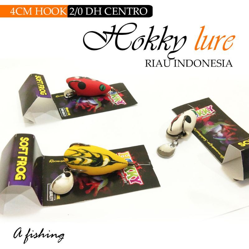 SOFT FROG CURUT TENGGELAM HOKKY LURE I UMPAN CASTING IKAN GABUS DAN TOMAN