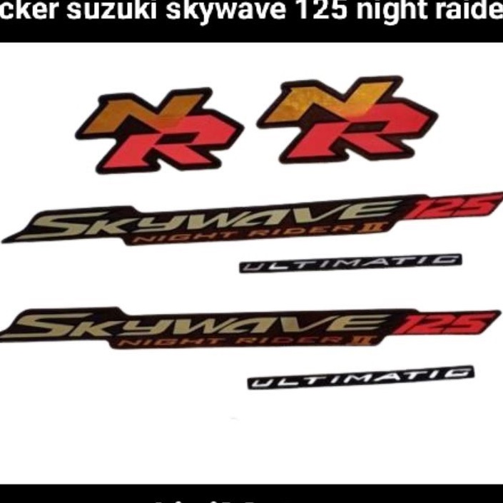 Jual Striping List Stiker Striping Suzuki Skywave Night Raider Terlaris Shopee Indonesia