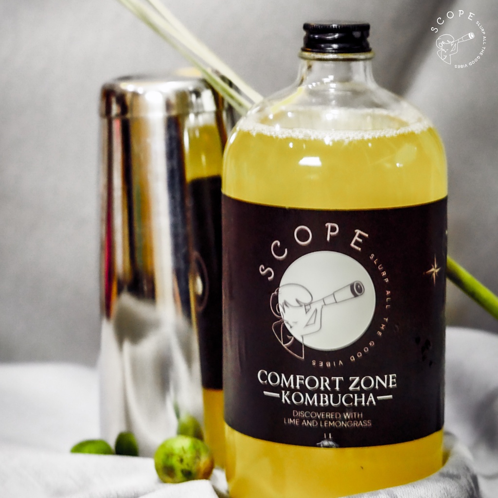 

Scope Kombucha - Comfort Zone (Lime and Lemongrass) - 1L