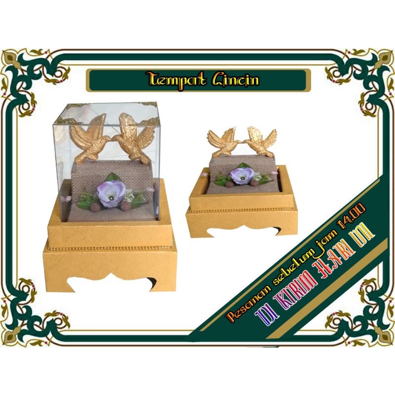 Tempat Cincin seserahan_Tempat cincin pernikahan_tempat cincin akad nikah_Ring Box