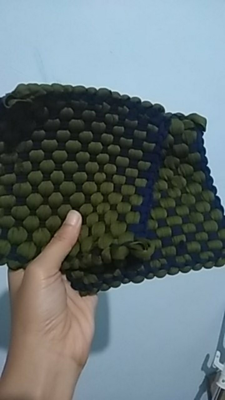 Pegangan Panci Penggorengan/ Lap Tangan Dapur Anti Panas / Cempal Anyam /lap Dapur Anyam