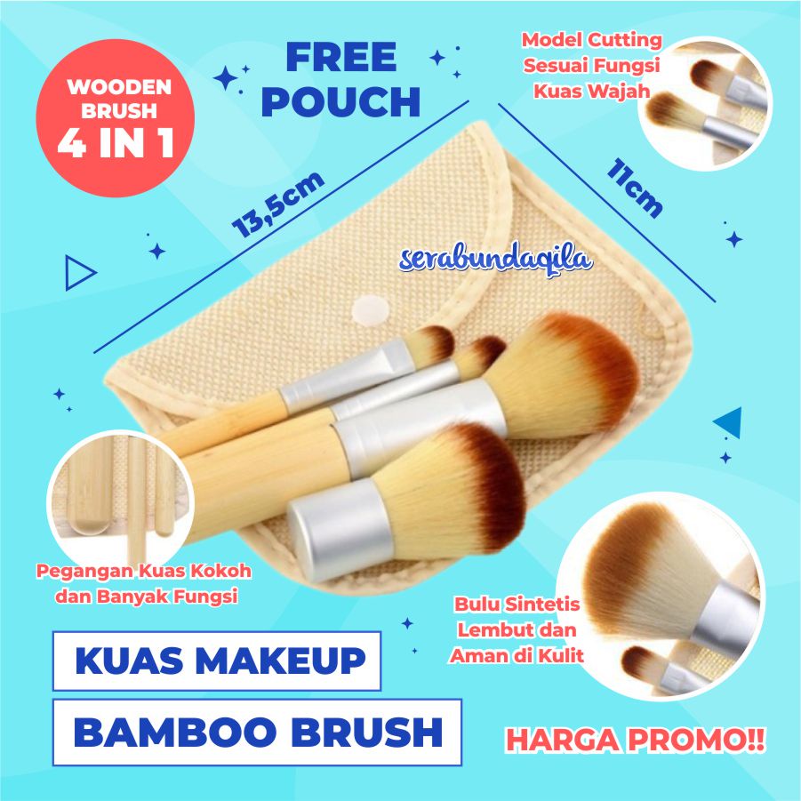 Kuas Make Up Set, Paket Brush Makeup, Kuas Alat Make Up Lengkap, Brush Makeup 1 Set