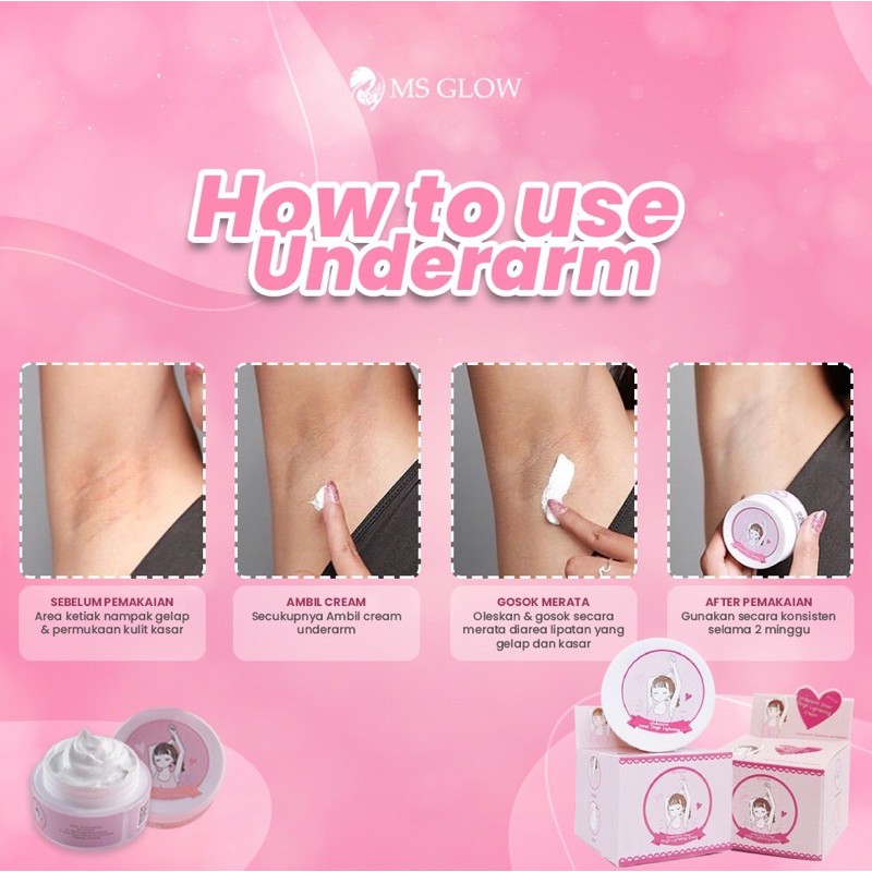 

UNDERARM MSGLOW / LIPATAN HITAM