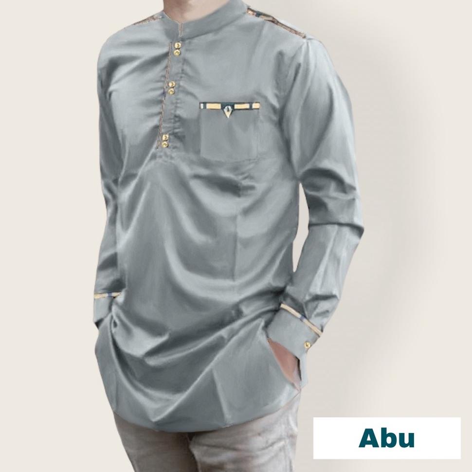 KNG.848655 ‣ BAJU KOKO RAJA TOJIRO - BAJU KOKO PRIA MUSLIM LENGAN PANJANG - BAJU KOKO BAHAN KATUN PR