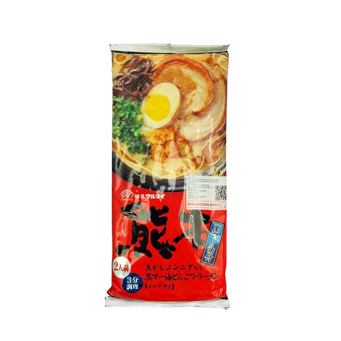

Marutai Kumamoto Kuro Mayu Tonkotsu Ramen Serving 2 [186 gr]