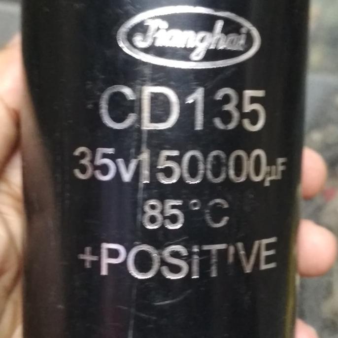 Elco Capasitor 150000 uF/35 V Langka, Bagus laze71 Murah