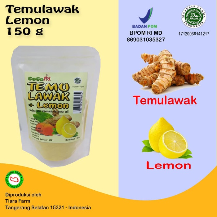 

tradisional-minuman- temulawak + lemon 150 g ( gogomix tiara farm ) -minuman-tradisional.
