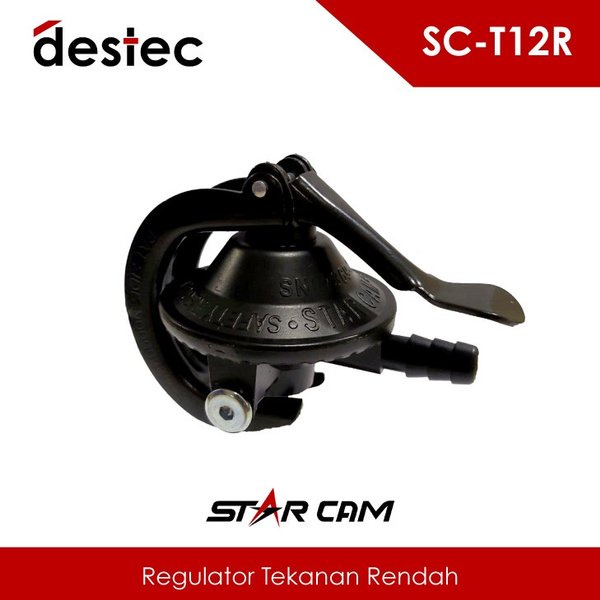 Paket Regulator Gas + Selang Flexi Starcam / Selang Regulator Gas / Kepala Gas Starcam Otomatis Non Meter SC 23OT FREE Selang Gas 1.8M