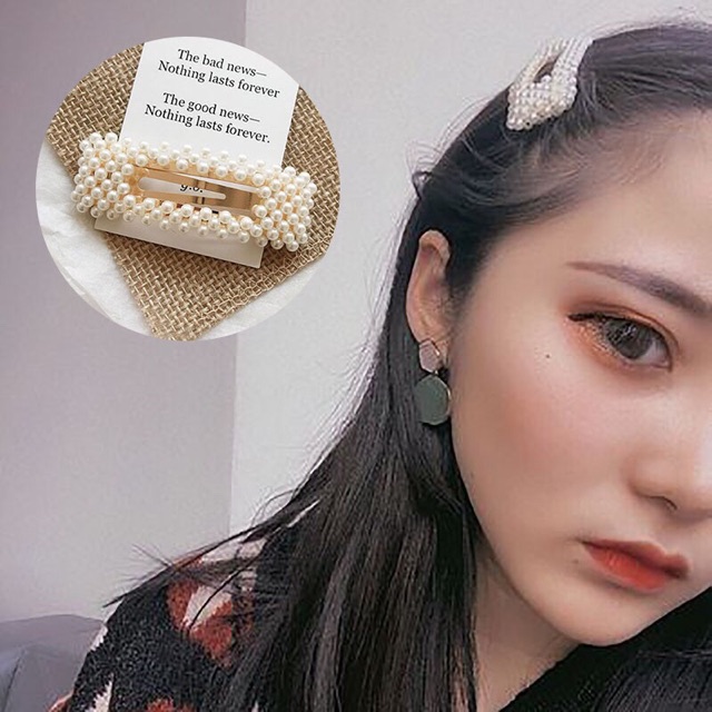 Jepit Jepitan Rambut Mutiara Korea Hair Clip Mutiara Pearl Korea