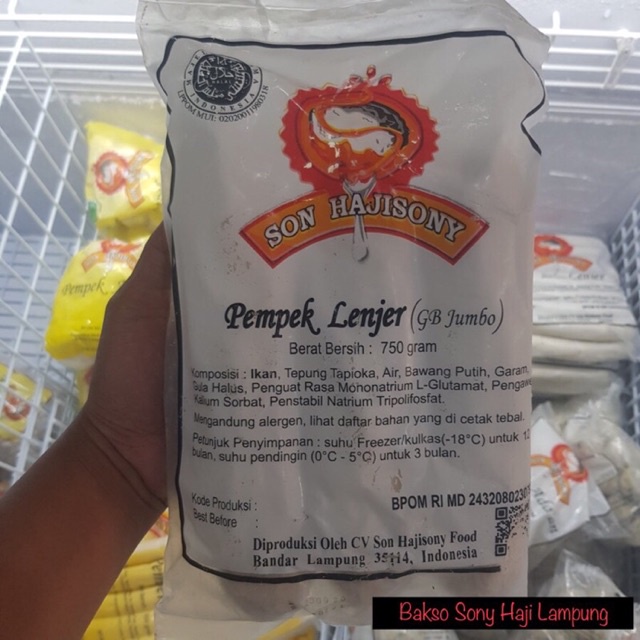 

Pempek Sony Lenjer Jumbo + Cuko dan Tanpa Cuko