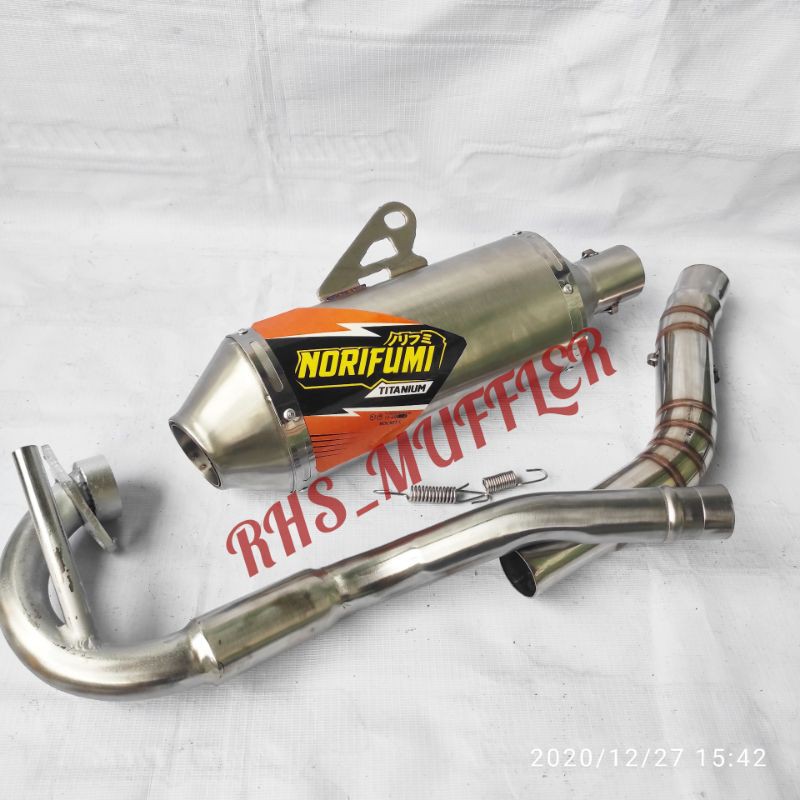 Knalpot norifumi titanium klx untuk dtracker crf