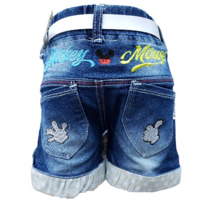 Celana Pendek Hot Pants Anak Perempuan Bahan Denim Jeans Usia 1 Tahun - 6 Tahun Premium