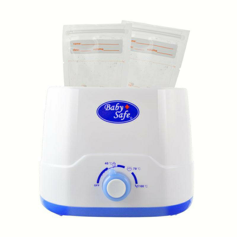 Baby Safe Twin Bottle Botol Warmer &amp; Sterilizer LB216 - Penghangat Asi dan Steril Botol Bayi