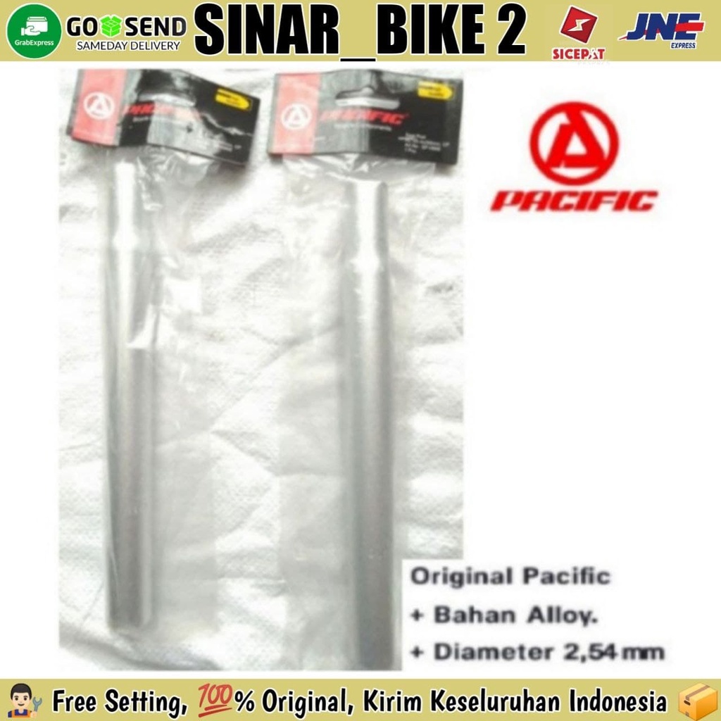 Seatpost Tiang Sadel Saddle Sepeda - PACIFIC 25cm